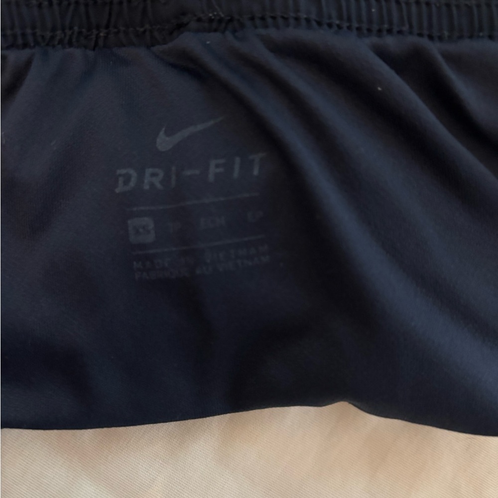 Nike Dri-Fit Women's Dark Blue Athletic Shorts - Picture 2 of 5
